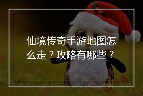 仙境传奇手游地图怎么走？攻略有哪些？
