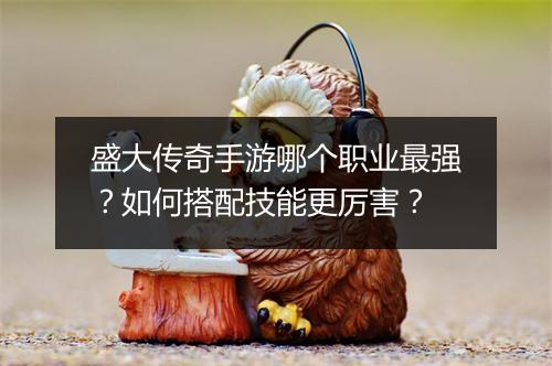 盛大传奇手游哪个职业最强？如何搭配技能更厉害？