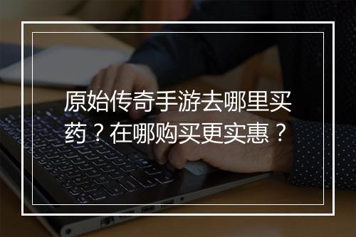 原始传奇手游去哪里买药？在哪购买更实惠？