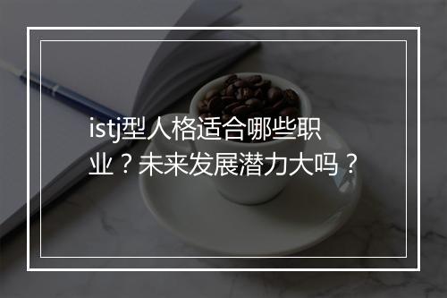 istj型人格适合哪些职业？未来发展潜力大吗？