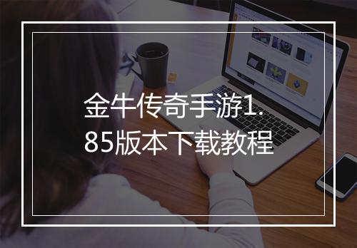 金牛传奇手游1.85版本下载教程