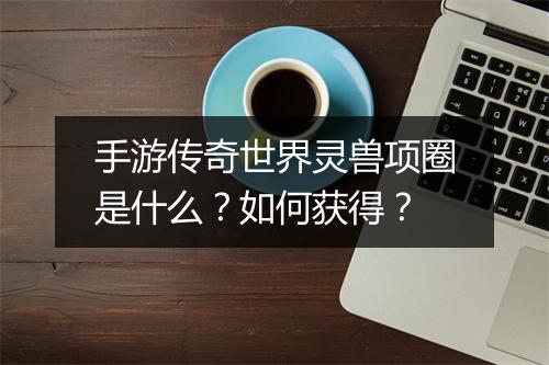 手游传奇世界灵兽项圈是什么？如何获得？