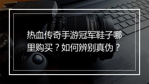 热血传奇手游冠军鞋子哪里购买？如何辨别真伪？