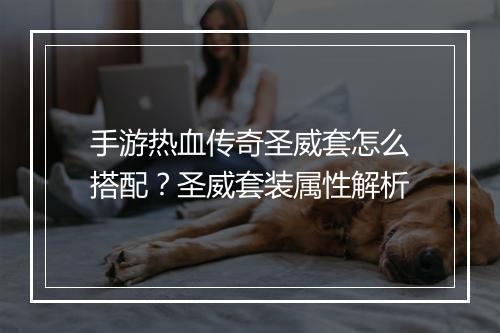 手游热血传奇圣威套怎么搭配？圣威套装属性解析
