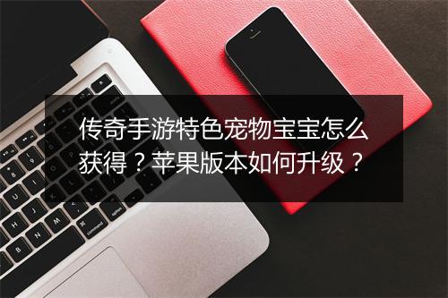 传奇手游特色宠物宝宝怎么获得？苹果版本如何升级？