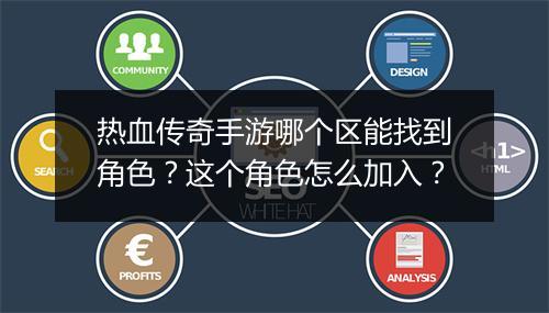 热血传奇手游哪个区能找到角色？这个角色怎么加入？