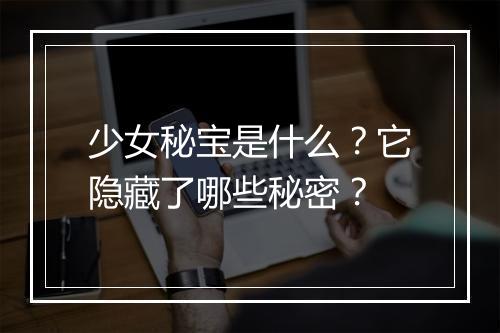 少女秘宝是什么？它隐藏了哪些秘密？