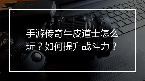 手游传奇牛皮道士怎么玩？如何提升战斗力？