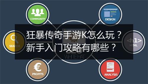 狂暴传奇手游K怎么玩？新手入门攻略有哪些？