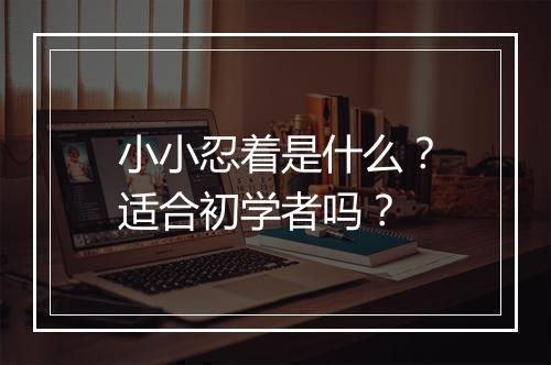 小小忍着是什么？适合初学者吗？