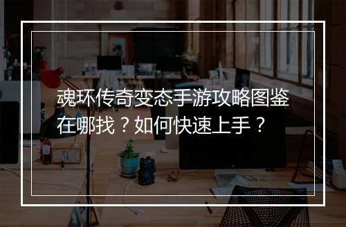 魂环传奇变态手游攻略图鉴在哪找？如何快速上手？