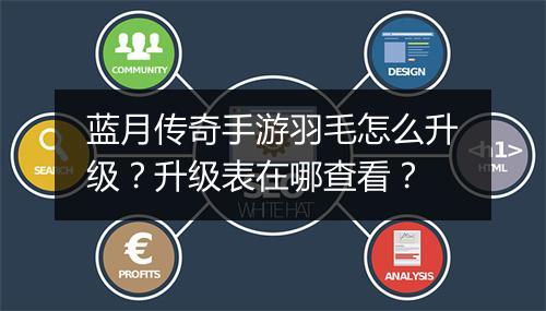 蓝月传奇手游羽毛怎么升级？升级表在哪查看？