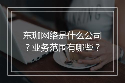 东珈网络是什么公司？业务范围有哪些？