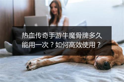 热血传奇手游牛魔骨牌多久能用一次？如何高效使用？