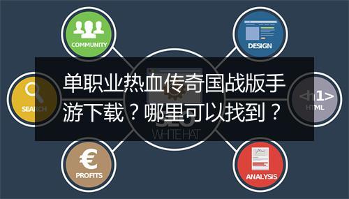 单职业热血传奇国战版手游下载？哪里可以找到？