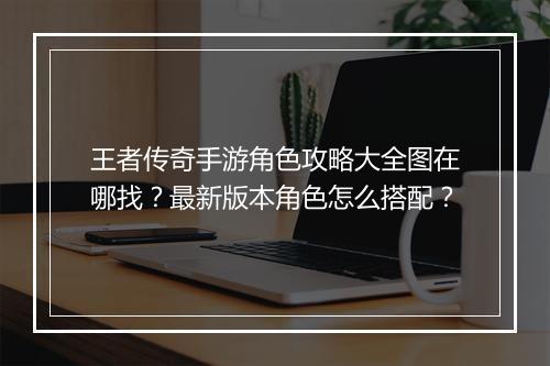 王者传奇手游角色攻略大全图在哪找？最新版本角色怎么搭配？