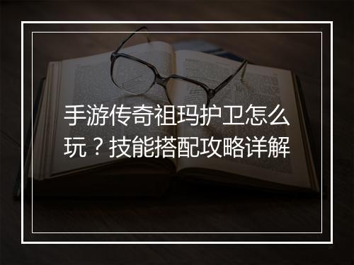 手游传奇祖玛护卫怎么玩？技能搭配攻略详解