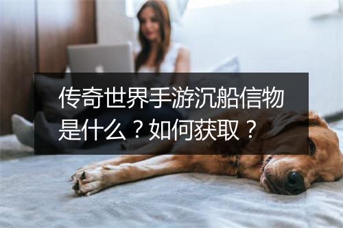 传奇世界手游沉船信物是什么？如何获取？