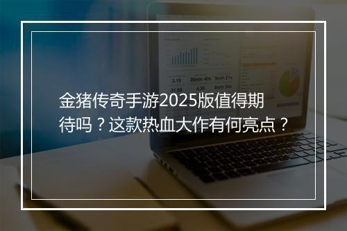 金猪传奇手游2025版值得期待吗？这款热血大作有何亮点？