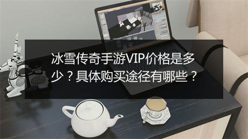 冰雪传奇手游VIP价格是多少？具体购买途径有哪些？
