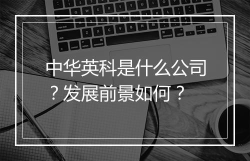 中华英科是什么公司？发展前景如何？