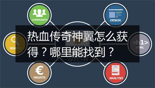 热血传奇神翼怎么获得？哪里能找到？