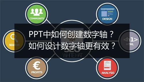PPT中如何创建数字轴？如何设计数字轴更有效？
