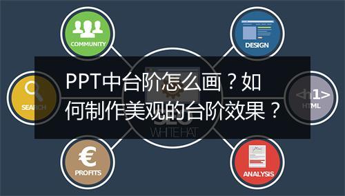 PPT中台阶怎么画？如何制作美观的台阶效果？