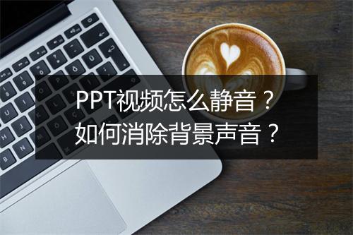 PPT视频怎么静音？如何消除背景声音？