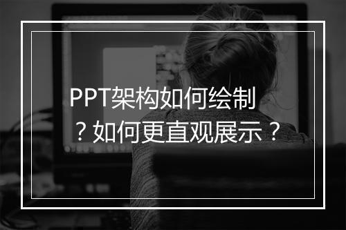 PPT架构如何绘制？如何更直观展示？