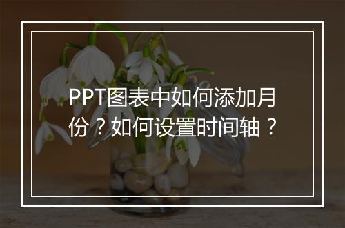 PPT图表中如何添加月份？如何设置时间轴？