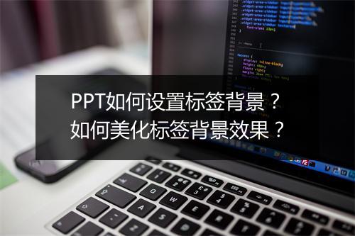 PPT如何设置标签背景？如何美化标签背景效果？