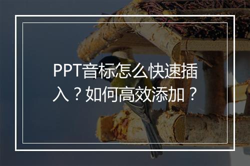 PPT音标怎么快速插入？如何高效添加？